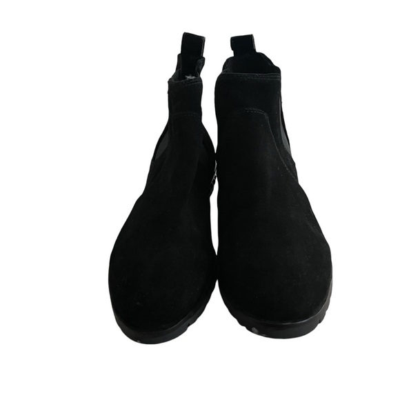 KARL LAGERFELD PARIS | Saxe Ball Stud Suede Chelsea Boots Size 6.5 - Picture 8 of 11